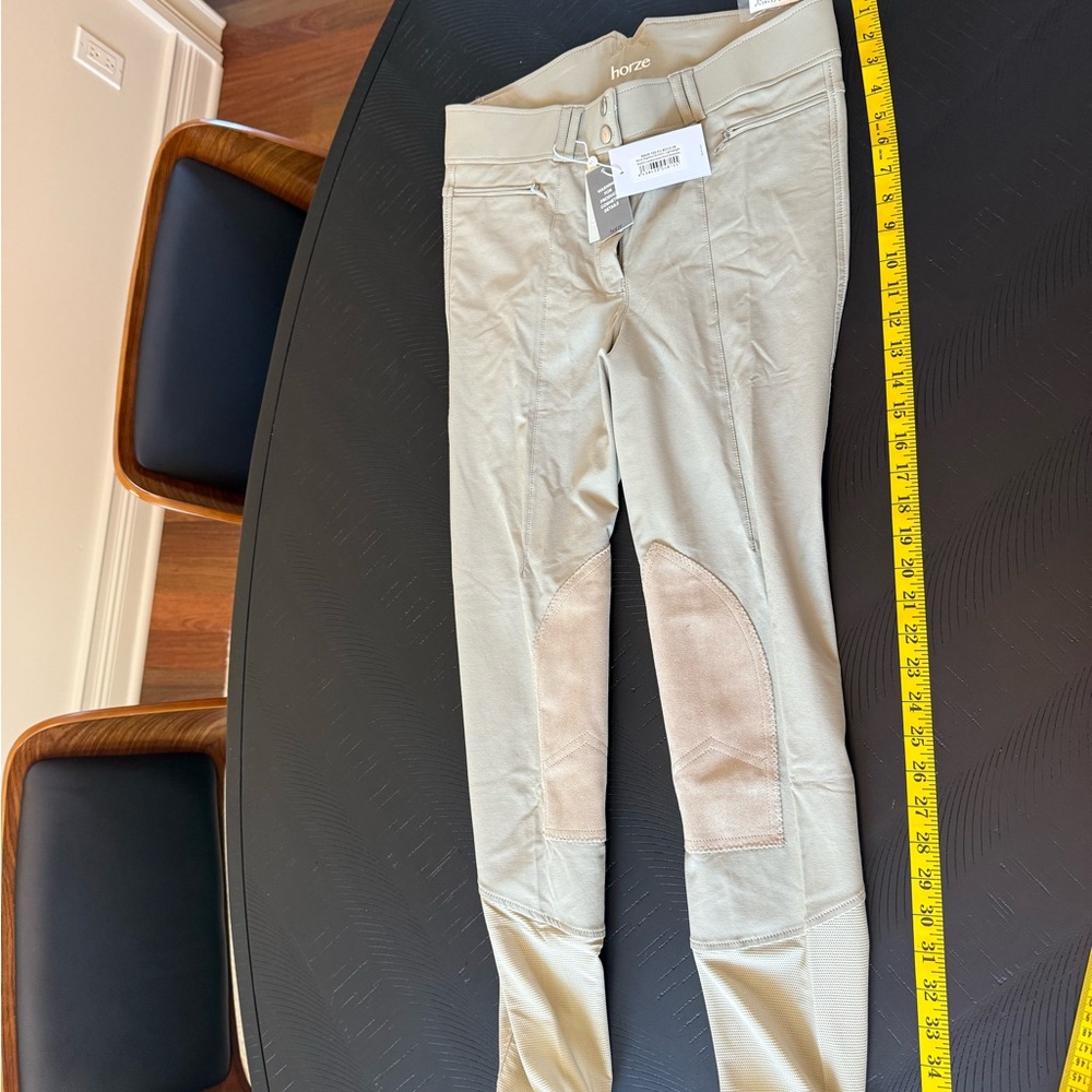 Horze Angelina Women's knee patch breeches sz 28